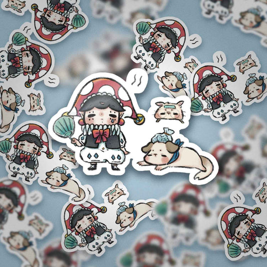 JPLAND Fan Vinyl Sticker – Four Seasons Weekly Planner Set