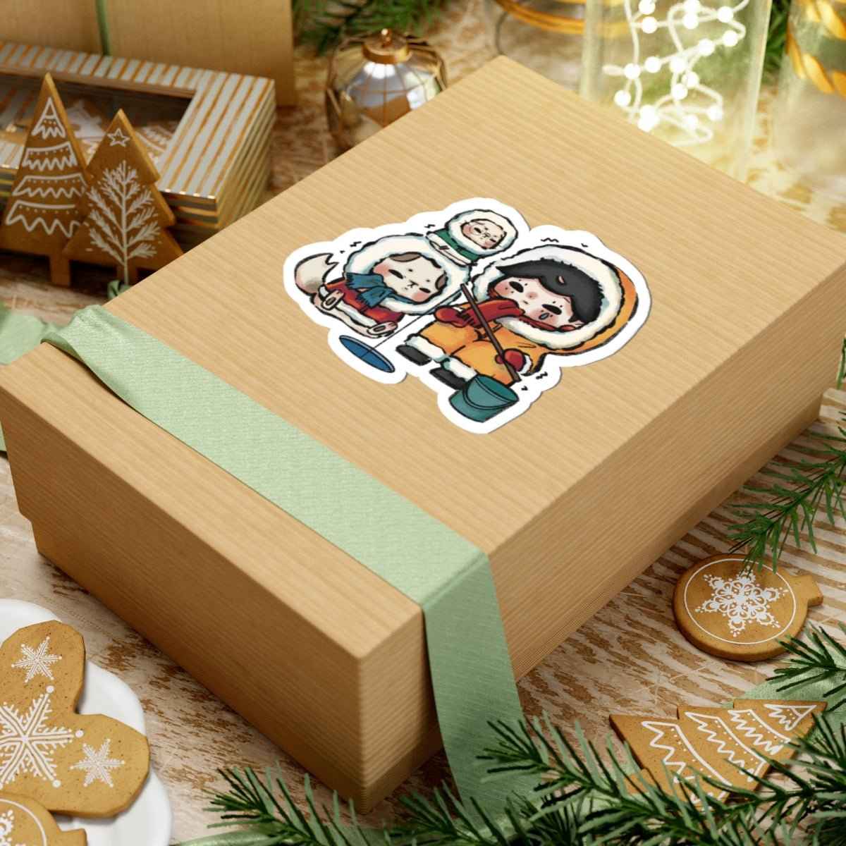 JPLAND Ice fishing Vinyl Sticker – Four Seasons Weekly Planner Set