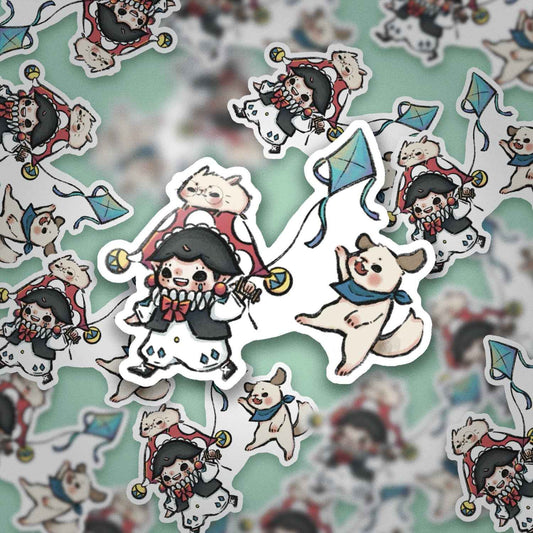 JPLAND Kite Vinyl Sticker – Four Seasons Weekly Planner Set