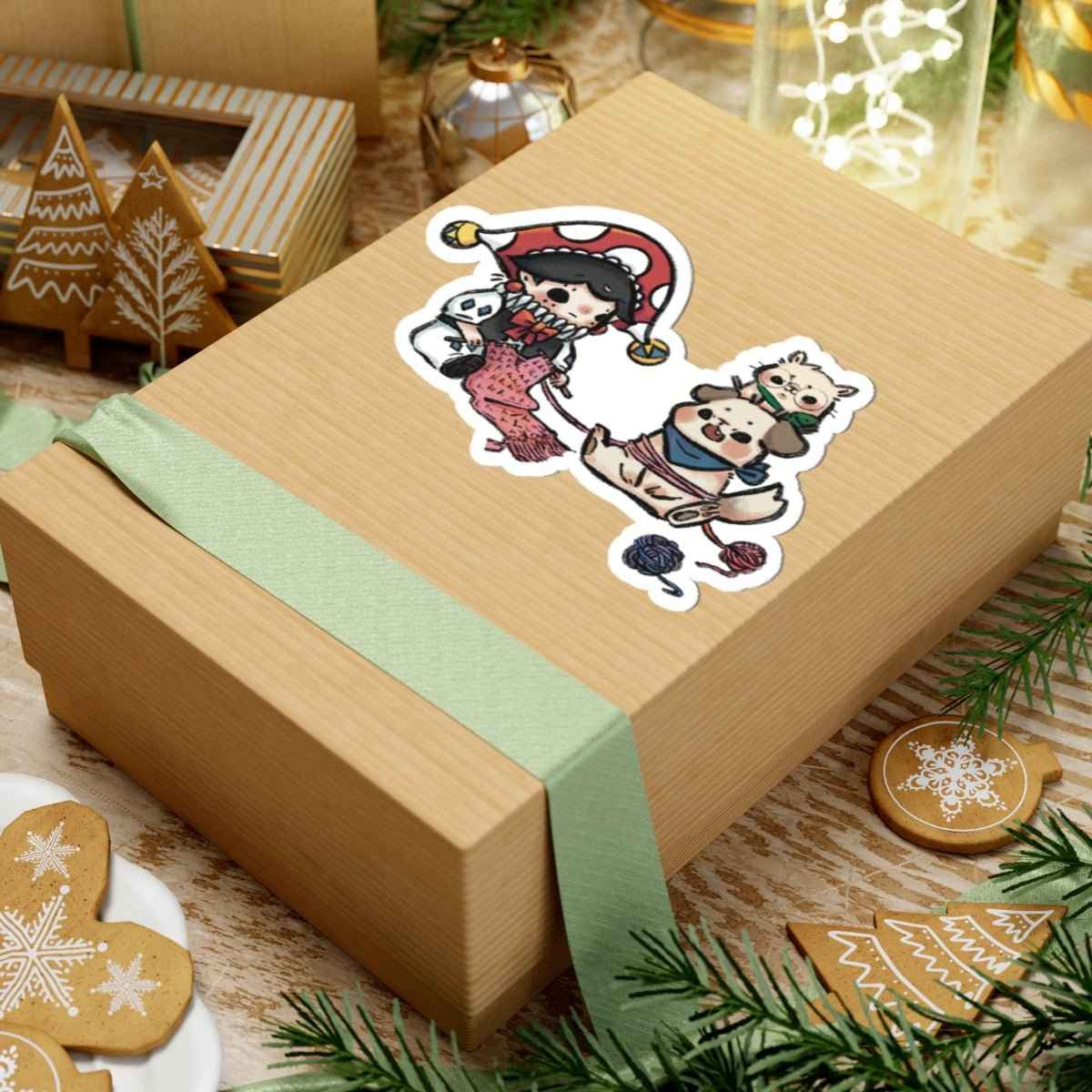 JPLAND Knitting scarves Vinyl Sticker – Four Seasons Weekly Planner Set