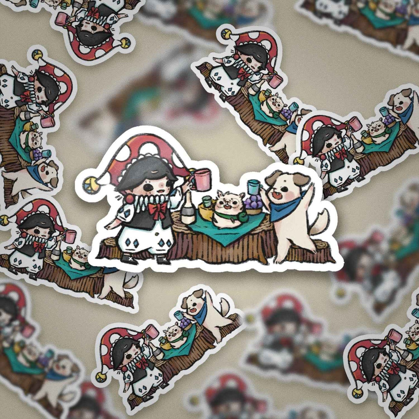 JPLAND Party Vinyl Sticker – Four Seasons Weekly Planner Set