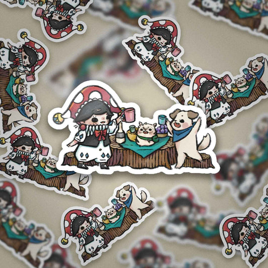 JPLAND Party Vinyl Sticker – Four Seasons Weekly Planner Set