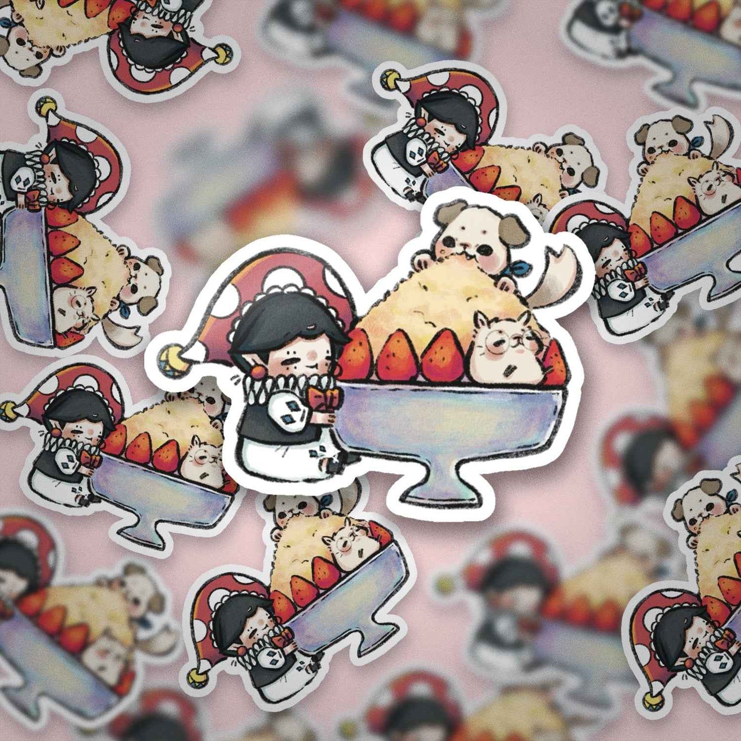 JPLAND Shaved ice Vinyl Sticker – Four Seasons Weekly Planner Set