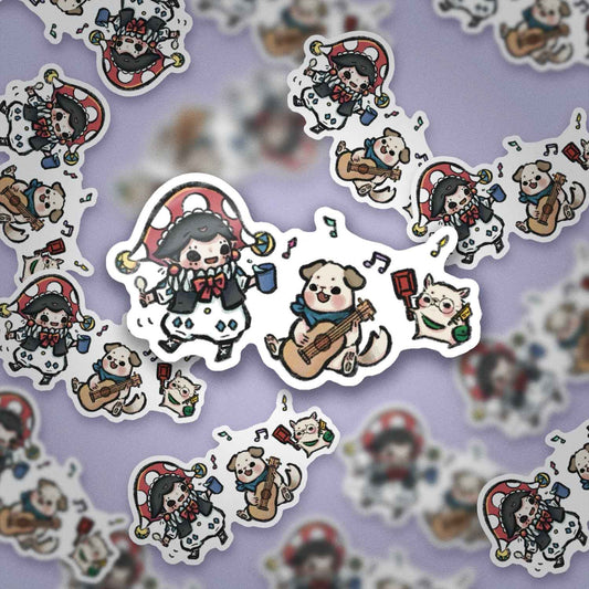 JPLAND Singing Vinyl Sticker – Four Seasons Weekly Planner Set