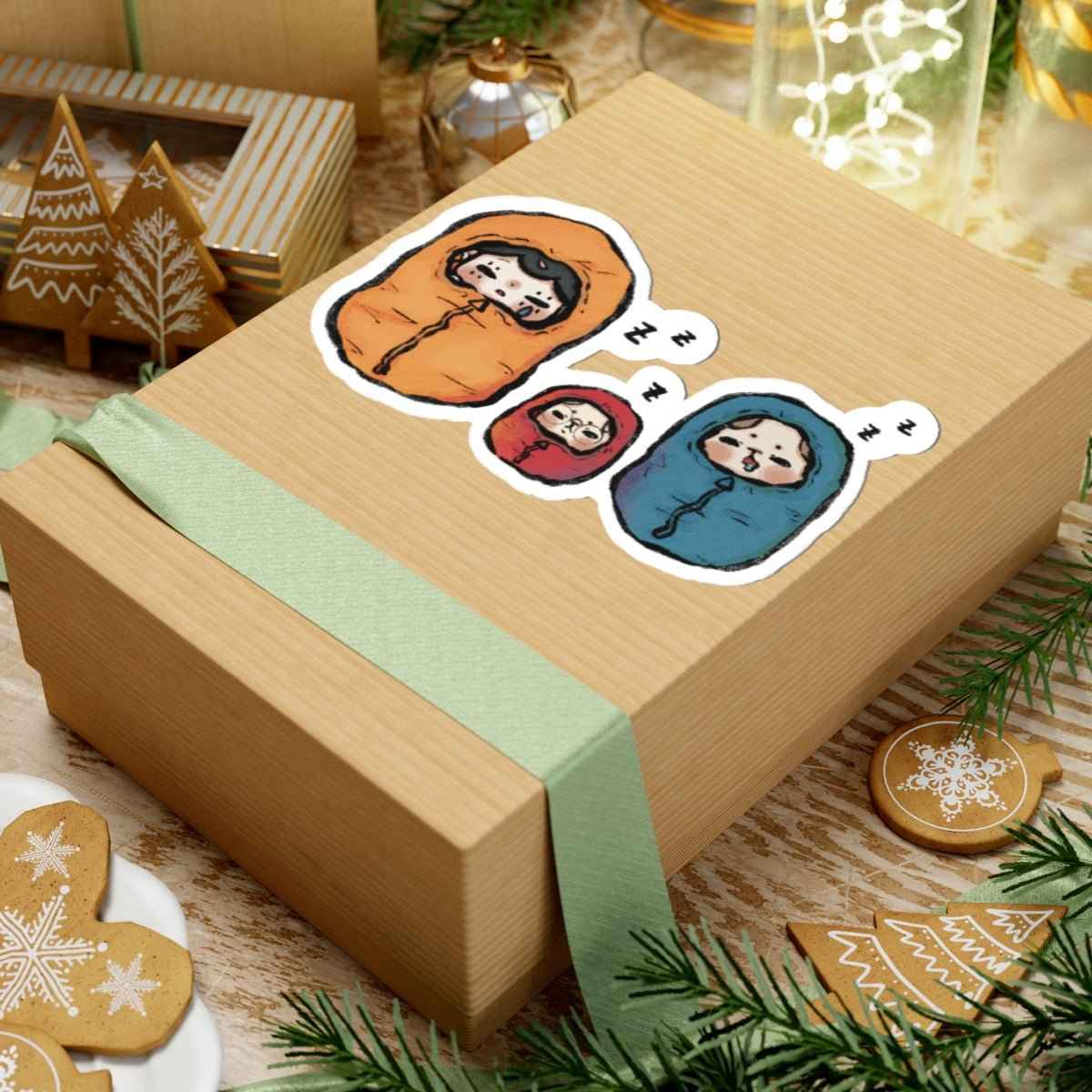 JPLAND Sleeping bag Vinyl Sticker – Four Seasons Weekly Planner Set