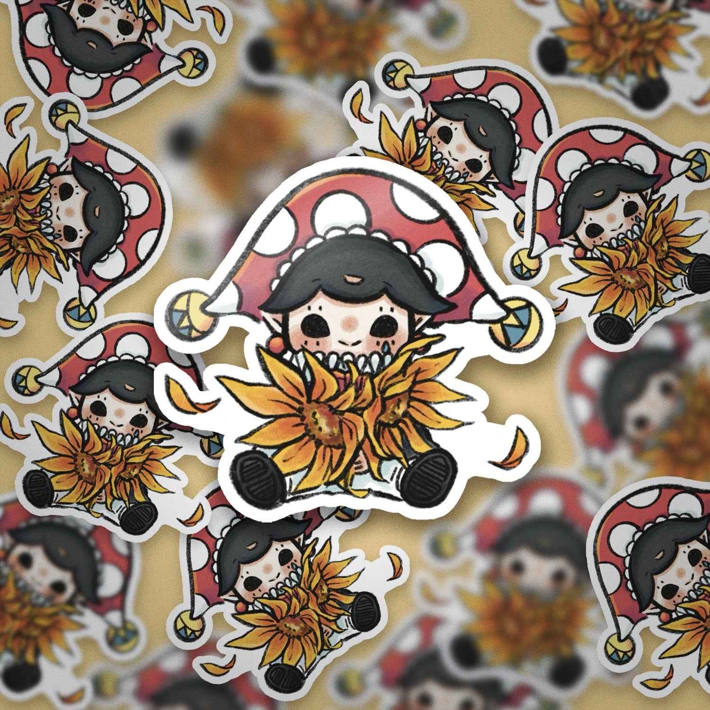 JPLAND Sunflower Vinyl Sticker – Four Seasons Weekly Planner Set