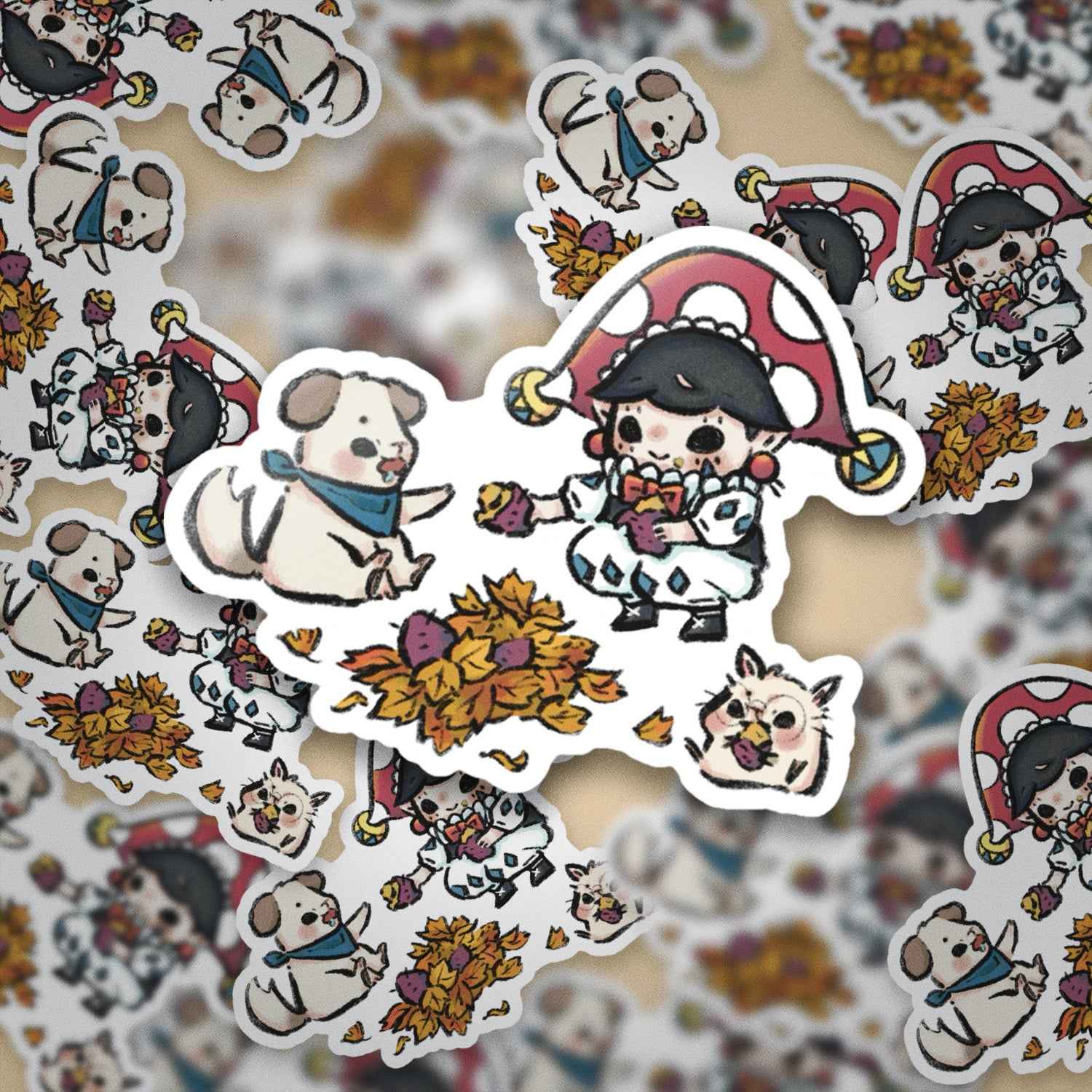 JPLAND Sweet potatoes Vinyl Sticker – Four Seasons Weekly Planner Set