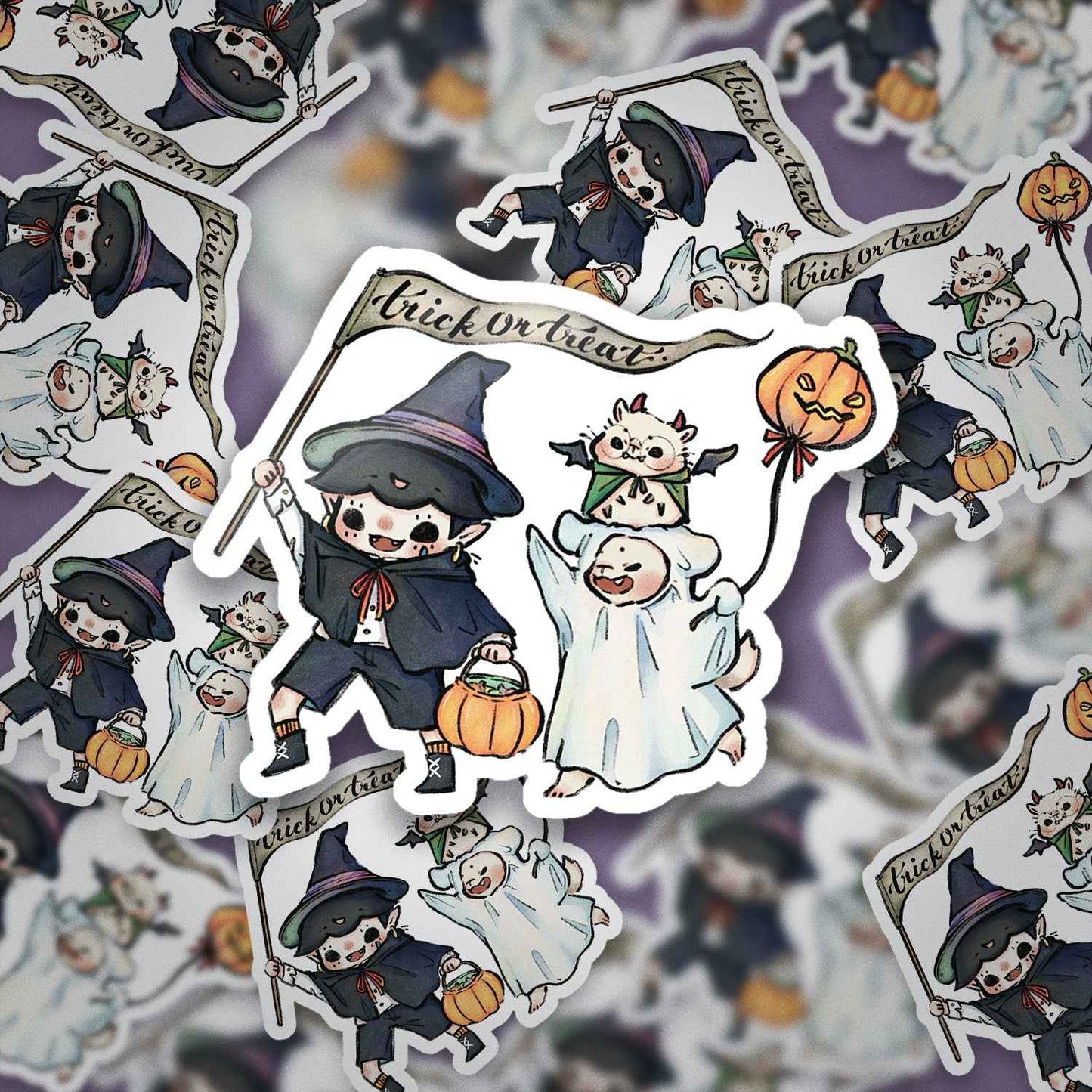 JPLAND Trick or Treat Vinyl Sticker – Halloween Planner Set