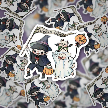 JPLAND Trick or Treat Vinyl Sticker – Halloween Planner Set