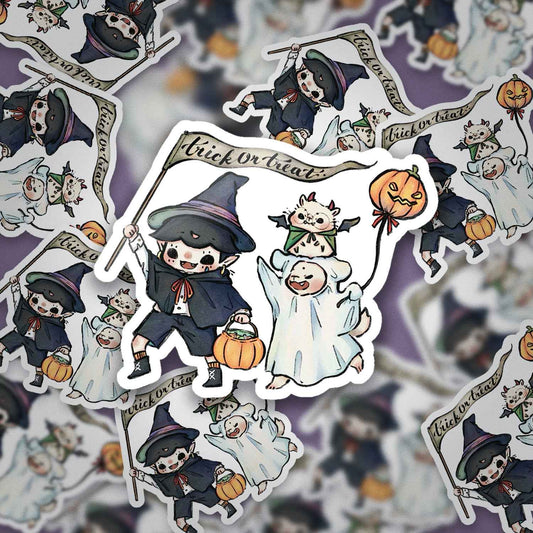JPLAND Trick or Treat Vinyl Sticker – Halloween Planner Set